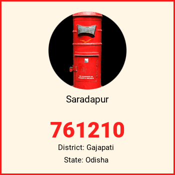 Saradapur pin code, district Gajapati in Odisha