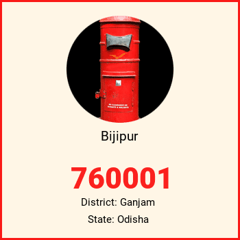 Bijipur pin code, district Ganjam in Odisha