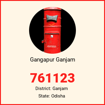 Gangapur Ganjam pin code, district Ganjam in Odisha