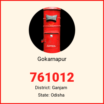 Gokarnapur pin code, district Ganjam in Odisha