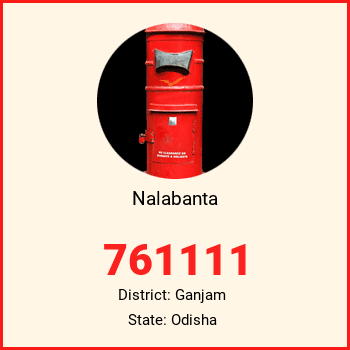 Nalabanta pin code, district Ganjam in Odisha