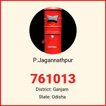 P.Jagannathpur pin code, district Ganjam in Odisha