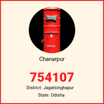 Chanarpur pin code, district Jagatsinghapur in Odisha
