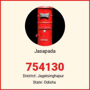 Jasapada pin code, district Jagatsinghapur in Odisha