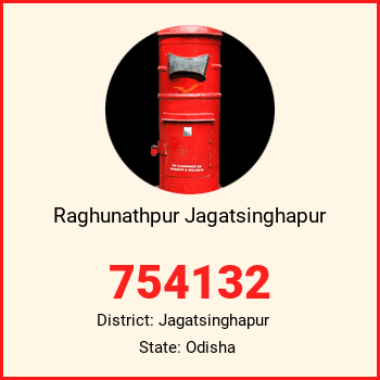 Raghunathpur Jagatsinghapur pin code, district Jagatsinghapur in Odisha