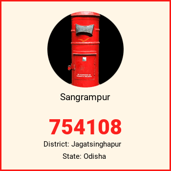 Sangrampur pin code, district Jagatsinghapur in Odisha