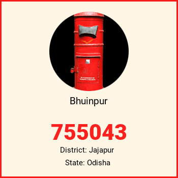 Bhuinpur pin code, district Jajapur in Odisha