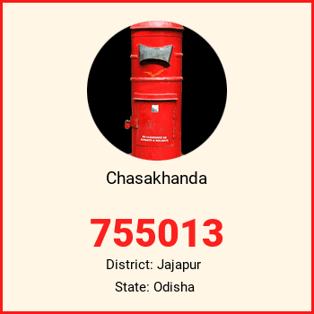 Chasakhanda pin code, district Jajapur in Odisha