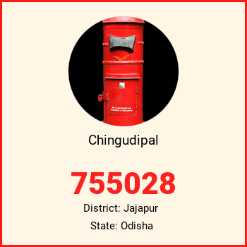 Chingudipal pin code, district Jajapur in Odisha