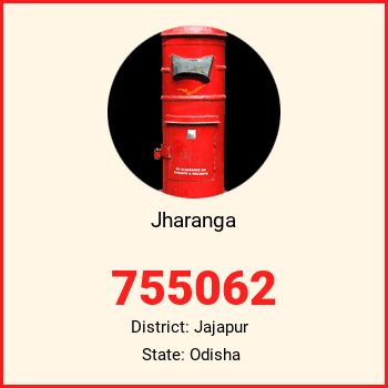 Jharanga pin code, district Jajapur in Odisha