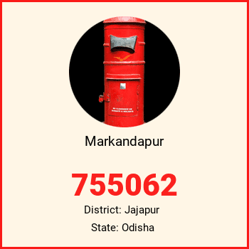 Markandapur pin code, district Jajapur in Odisha