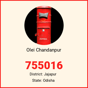 Olei Chandanpur pin code, district Jajapur in Odisha