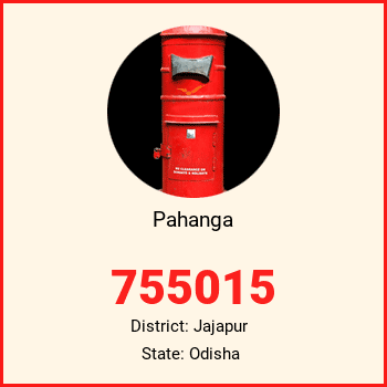 Pahanga pin code, district Jajapur in Odisha
