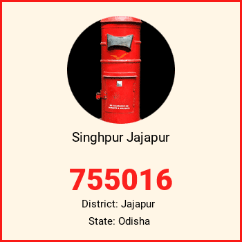 Singhpur Jajapur pin code, district Jajapur in Odisha