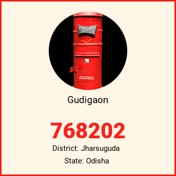 Gudigaon pin code, district Jharsuguda in Odisha
