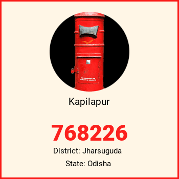 Kapilapur pin code, district Jharsuguda in Odisha