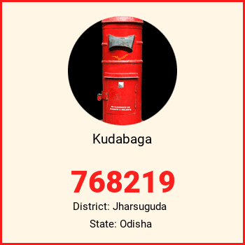 Kudabaga pin code, district Jharsuguda in Odisha