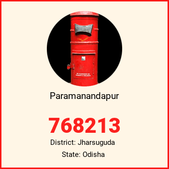 Paramanandapur pin code, district Jharsuguda in Odisha