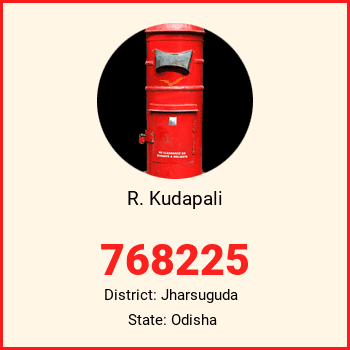 R. Kudapali pin code, district Jharsuguda in Odisha