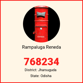 Rampaluga Reneda pin code, district Jharsuguda in Odisha