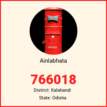 Ainlabhata pin code, district Kalahandi in Odisha
