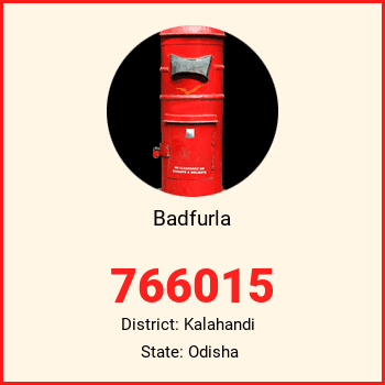 Badfurla pin code, district Kalahandi in Odisha