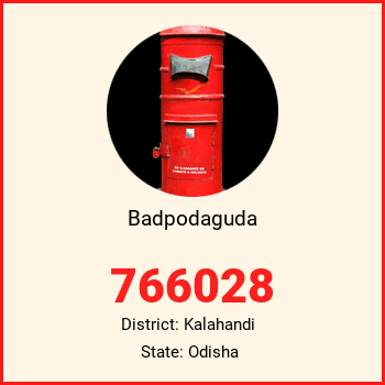 Badpodaguda pin code, district Kalahandi in Odisha