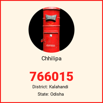 Chhilipa pin code, district Kalahandi in Odisha