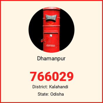 Dhamanpur pin code, district Kalahandi in Odisha