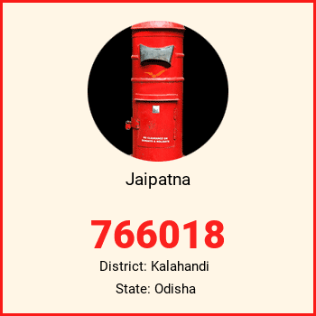 Jaipatna pin code, district Kalahandi in Odisha