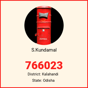 S.Kundamal pin code, district Kalahandi in Odisha