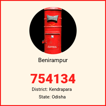 Benirampur pin code, district Kendrapara in Odisha