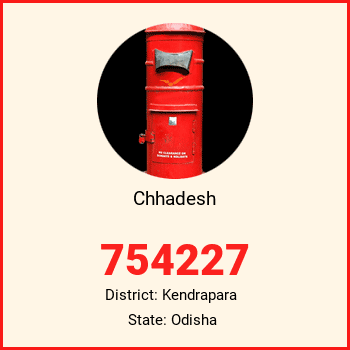 Chhadesh pin code, district Kendrapara in Odisha
