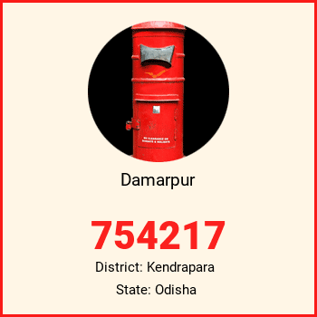 Damarpur pin code, district Kendrapara in Odisha