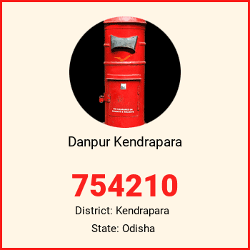 Danpur Kendrapara pin code, district Kendrapara in Odisha