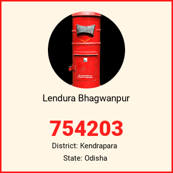 Lendura Bhagwanpur pin code, district Kendrapara in Odisha