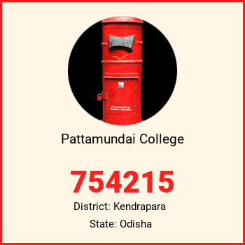 Pattamundai College pin code, district Kendrapara in Odisha