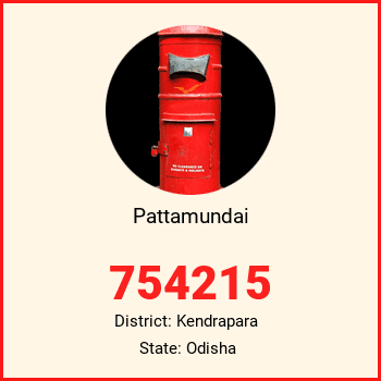 Pattamundai pin code, district Kendrapara in Odisha