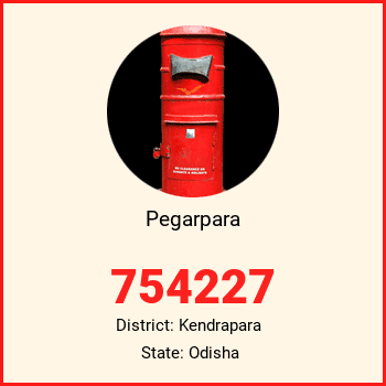 Pegarpara pin code, district Kendrapara in Odisha