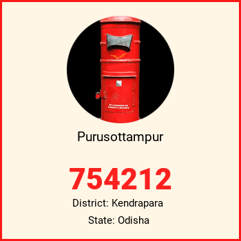 Purusottampur pin code, district Kendrapara in Odisha
