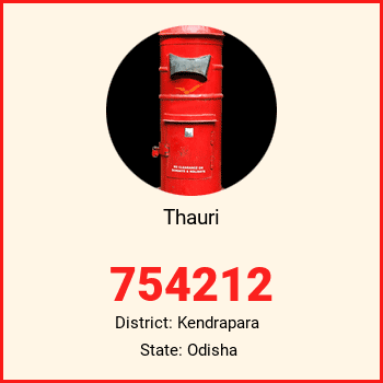 Thauri pin code, district Kendrapara in Odisha