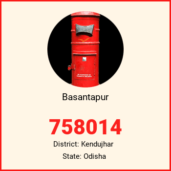 Basantapur pin code, district Kendujhar in Odisha