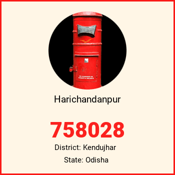 Harichandanpur pin code, district Kendujhar in Odisha