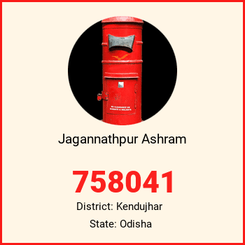 Jagannathpur Ashram pin code, district Kendujhar in Odisha
