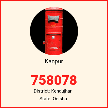 Kanpur pin code, district Kendujhar in Odisha