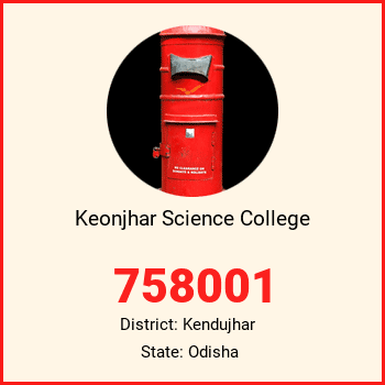 Keonjhar Science College pin code, district Kendujhar in Odisha