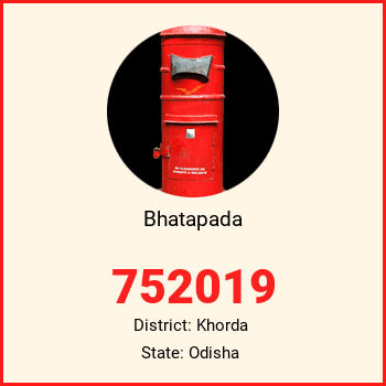 Bhatapada pin code, district Khorda in Odisha