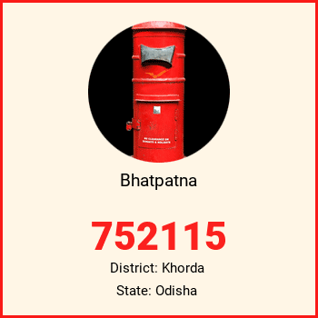 Bhatpatna pin code, district Khorda in Odisha