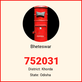 Bheteswar pin code, district Khorda in Odisha