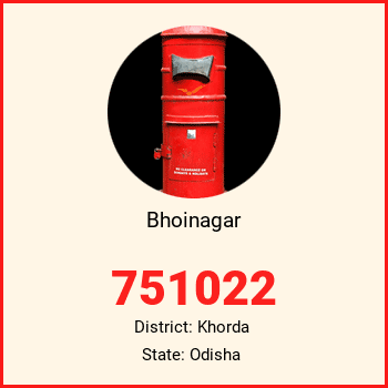 Bhoinagar pin code, district Khorda in Odisha